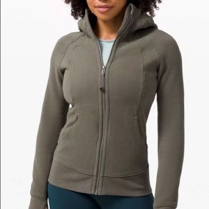 Army Green Lululemon Scuba Hoodie Size 2